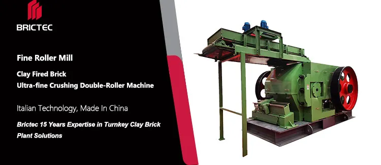 Mesin Penghancur Batu Bata Super Halus Roller Crusher Untuk Bagian Pemrosesan Batu Bata 0