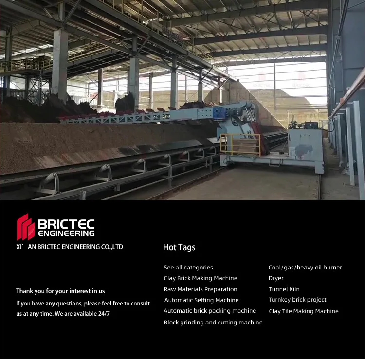 Brick Making Machinery Bridge-type Bucket Excavator&Multi-Bucket Reclaimer untuk penyimpanan bahan baku 5