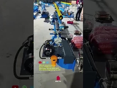 Pembakar gas alam mesin termal di pabrik pembuatan batu bata